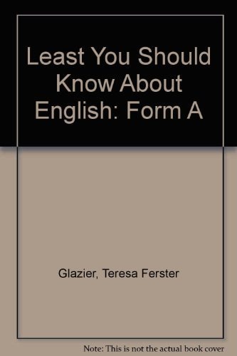 The Least You Should Know about English: Basic Writing Skills