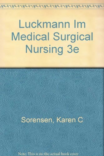 Medical-Surgical Nursing: A Psychophysiologic Approach