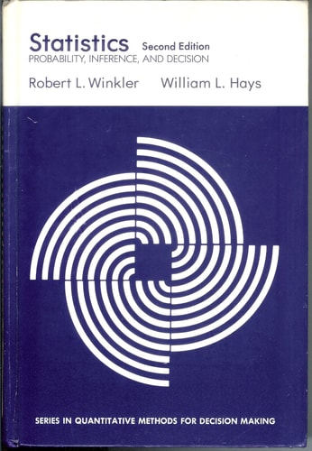 Statistics: Probability, Inference, and Decision