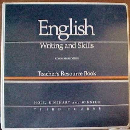 English Writing and Skills Teacher's Resource Book: Coronado Edition, Third Course