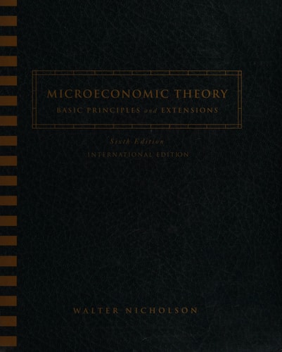 Microeconomic Theory: Basic Principles and Extensions