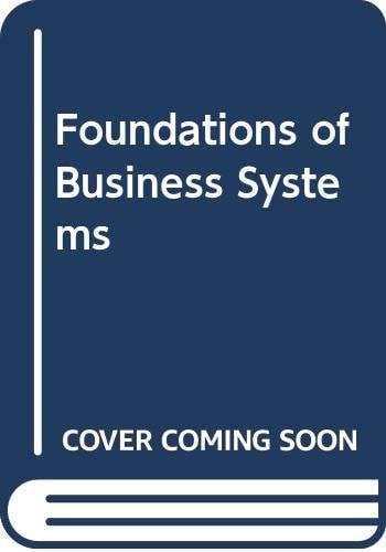 Foundations of Business Systems