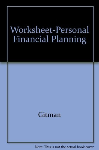 Worksheet: Personal Financial Planning