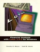 Financial Analysis With Lotus 1-2-3