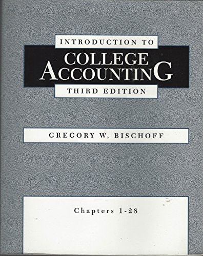 Introduction to College Accounting: Chapters 1-28