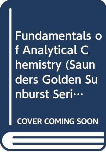 Fundamentals of Analytical Chemistry