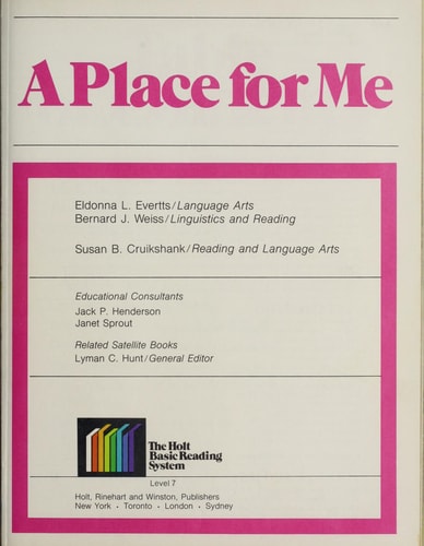A Place For Me