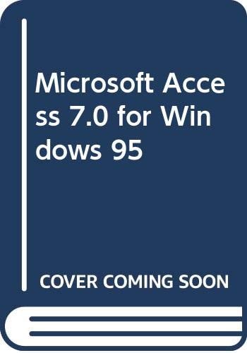 Microsoft Access 7.0 for Windows 95