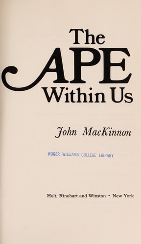 The ape within us
