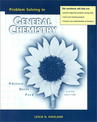 Problem Solving in General Chemistry