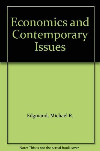 Economics and Contemporary Issues