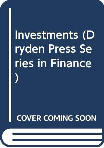 Edition published by Dryden Press
