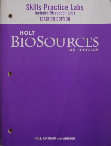 Holt Biosources Lab Program