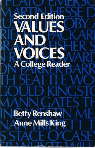 Values and Voices A College Reader