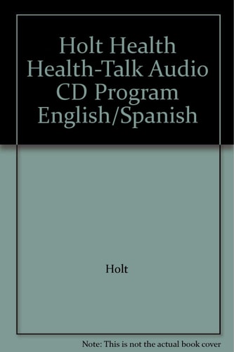 Holt Health Health-Talk Audio CD Program English/Spanish