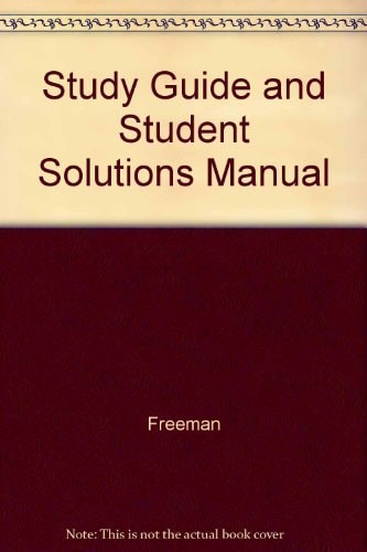 Study Guide and Student Solutions Manual for Principles of Modern Chemistry, Second Edition, by Oxtoby, Nachtrieb