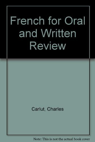 French for Oral and Written Review