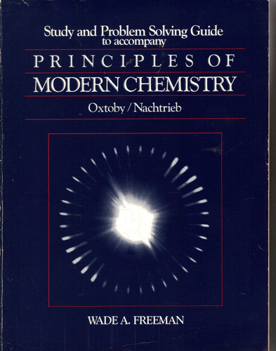 Principles of Modern Chemistry