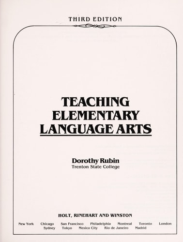 Edition published by Holt, Rinehart and Winston