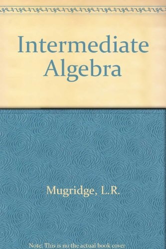 Intermediate Algebra