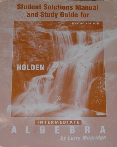 Intermediate Algebra Student Solutions Manual