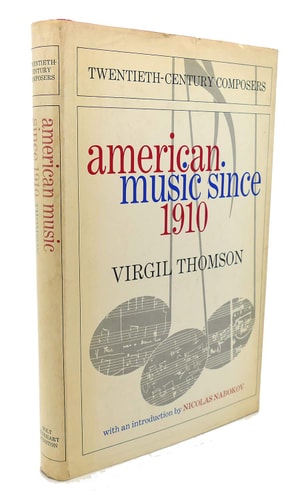 American music since 1910 (Twentieth-century composers)