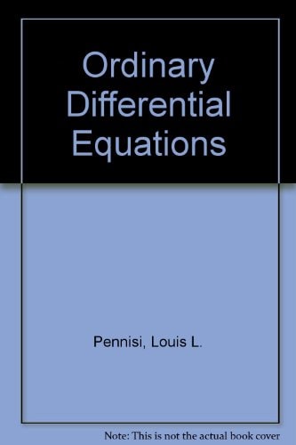 Elements of ordinary differential equations