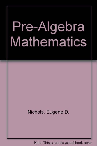 Pre-algebra Mathematics