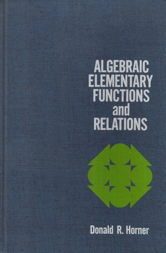Algebraic elementary functions and relations