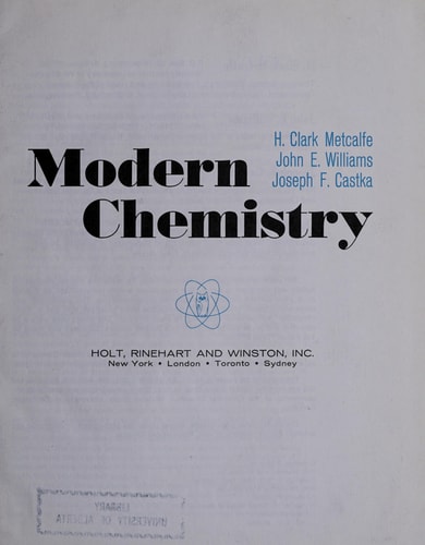 Modern Chemistry