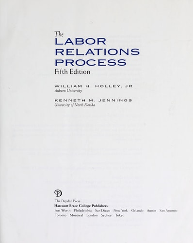 The Labor Relations Process