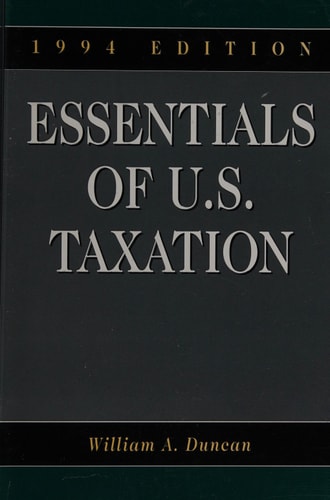 U.S. Tax 1992
