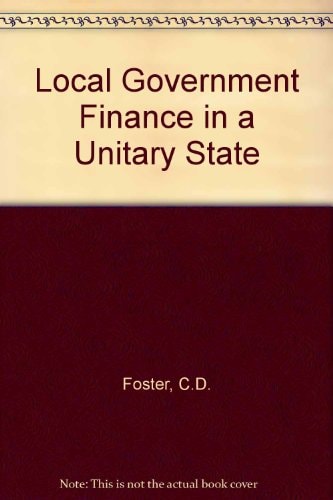 Local Government Finance in a Unitary State