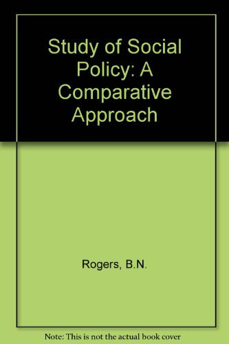The study of social policy: A comparative approach