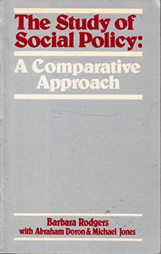 The Study of Social Policy A Comparative Approach