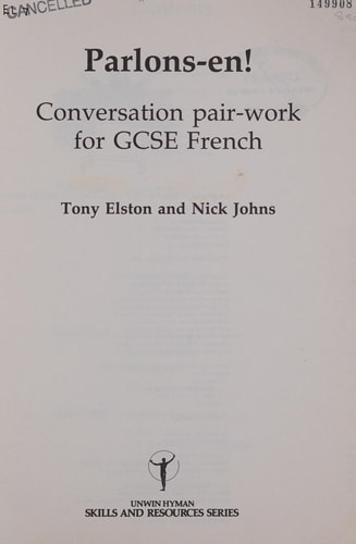 Parlons-en! Conversation Pair-work for GCSE French