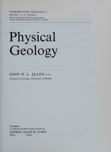 Physical Geology
