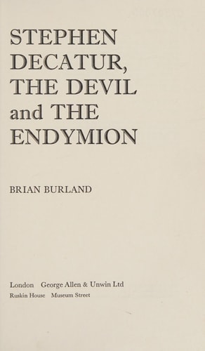 Stephen Decatur, the Devil, and the Endymion