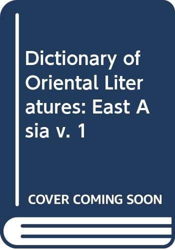 Dictionary of Oriental Literatures: South and South-East Asia