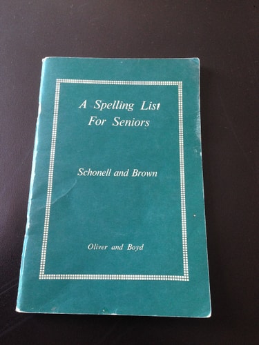 A Spelling List for Seniors