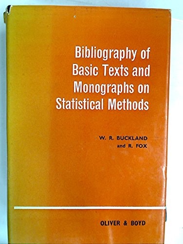 Bibliography of Basic Texts and Monographs on Statistical Methods, 1945-60