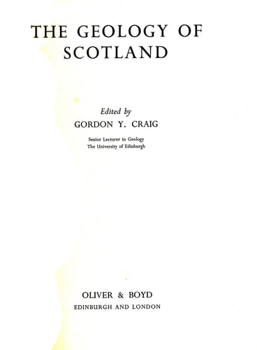 The geology of Scotland