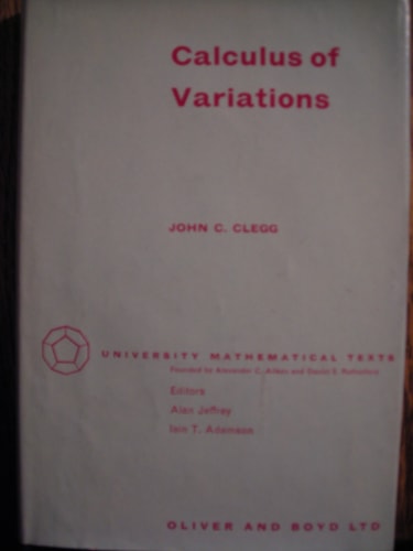 Calculus of variations (University mathematical texts)