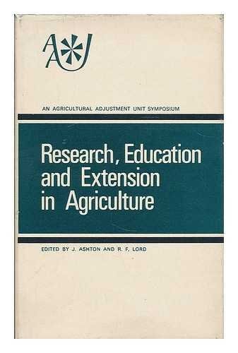 Research, education and extension in agriculture;