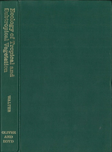 Ecology of tropical and subtropical vegetation;