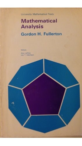 Mathematical analysis (University mathematical texts)