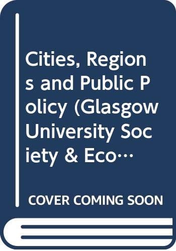 Cities, Regions and Public Policy