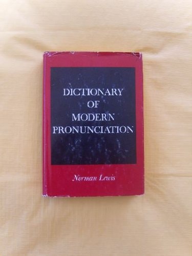 Dictionary of Modern Pronunciation