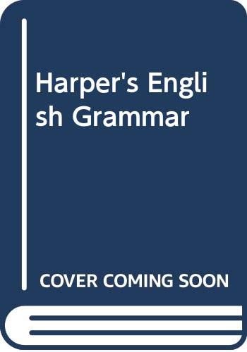 Harper's English Grammar.
