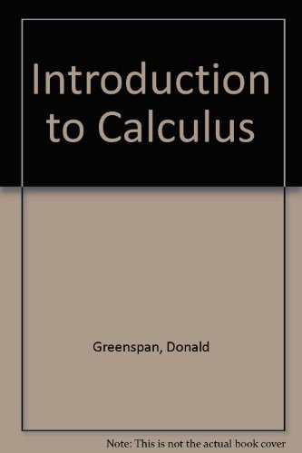 Introduction to Calculus.